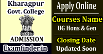 Kharagpur Government College Admission