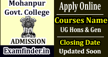 Mohanpur Government College Admission