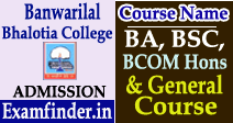 banwarilal bhalotia college admission