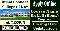 Bimal Chandra College Admission