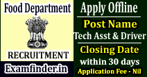 food department recruitment