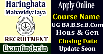 Haringhata Mahavidyalaya Admission