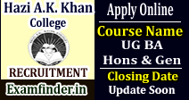 Hazi A.K. Khan College Admission