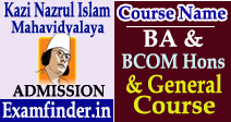 kazi nazrul islam mahavidyalaya admission