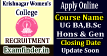 Krishnagar Women's College Admission