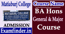 matiaburj college admission