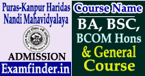 puras-kanpur haridas nandi mahavidyalaya Admission