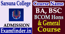 sarsuna college admission