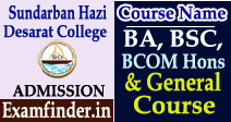 sundarban hazi desarat college admission